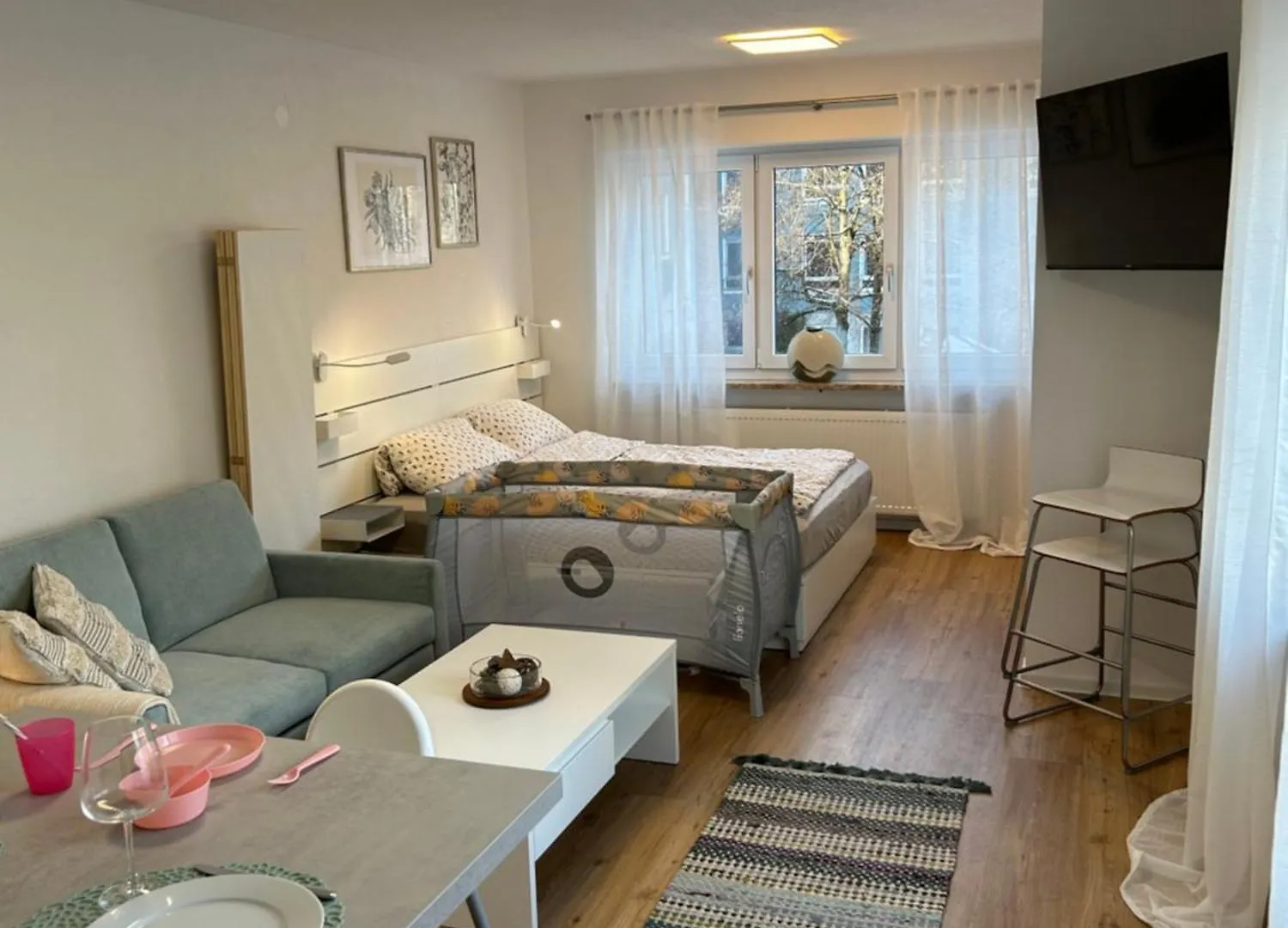 Apartment Kempten Zentral 1-Zimmer Wohnung Mit Parkplatz